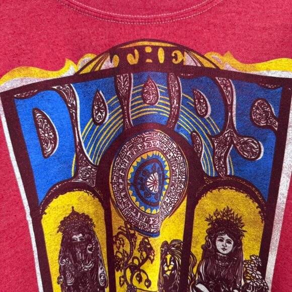 The Doors Psychedelic Graphic Sweatshirt Red One Size - Picture 3 of 5